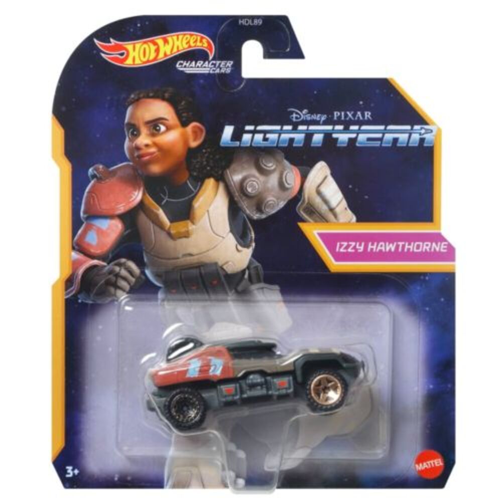 Hot Wheels Disney Pixar Lightyear Izzy Hawthorne Character Cars Mint on Card